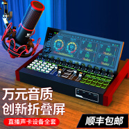 十盏灯第六代G20直播声卡唱歌麦克风套装声卡直播设备全套手机电脑通用 【套装4】G20声卡+P10大振膜48V电容麦