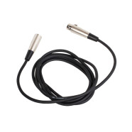 iSK C-1 高品质双卡农口音频线 卡农线公对母头 麦克风双芯屏蔽音频输出线材 平衡线 黑色