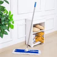 白云清洁尘推架多规格尘推拖把铁架不锈钢拖把配件尘推子架拖布尘推杆墩布 90cm尘推1套