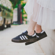 阿迪达斯 （adidas）板鞋女鞋夏季新款运动低帮透气轻便耐磨防滑休闲鞋 B28156 黑色 36