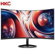 HKC/惠科 23.6英寸 黑色 1800R曲面屏 hdmi纤薄微边框 1080p 宽屏 滤蓝光不闪屏 电脑液晶显示器 C240