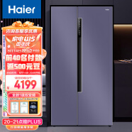 海尔（Haier）646升智享系列一级能效对开双开门家用电冰箱智能净味BCD-646WLHSS9EN9U1超大容量