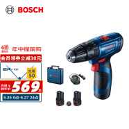 博世（BOSCH）GSB 120 12V充电式手电钻电动螺丝刀家装多功能锂电冲击钻 双电版