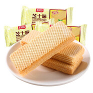 金钟山 芝士味榴莲味威化饼干休闲零食散装小包装食品 芝士味500g