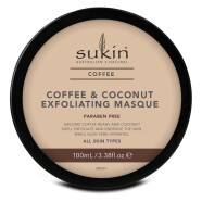 苏芊（Sukin）【澳洲直邮 2-4周时效】Sukin 苏芊深层净化面膜 咖啡椰子去死皮面膜100ml