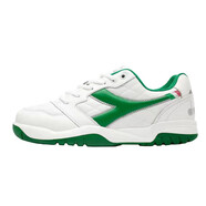 Diadora男鞋经典复古真皮休闲鞋牛皮耐磨大底防滑运动板鞋运动鞋小白鞋 27白绿 39