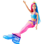 芭比（Barbie）女孩过家家玩具美人鱼娃娃小公主生日礼物- 芭比之彩虹美人鱼 GJK08