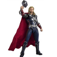 万代（BANDAI） SHF 漫威超级英雄2 模型玩具 15cm   SHF 雷神集结