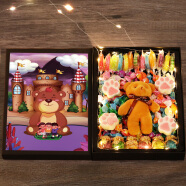 茵乐芙棒棒糖礼盒装创意生日61六一儿童节礼物送女友女孩男孩的零食糖果 小熊主题款(带灯)
