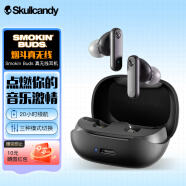 Skullcandy 骷髅头 SMOKIN BUD2 烟斗2 入耳式有线耳机  华为安卓苹果圆孔通用 升级真无线蓝牙耳机 蓝牙版黑色