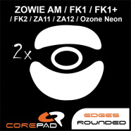 COREPAD核派适用于GPWX毒蝰V3finalmouse顺滑Air控制CTRL鼠标脚贴 Zowie ZA / FK / S系列 Ctrl 版