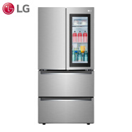 LG 透视窗门中门 541升大容量变频法式多门 家用风冷无霜 多维风幕系统 节能净味冰箱F532MPZ71B太空银