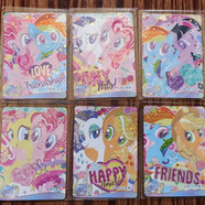 卡游卡游小马宝莉卡片辉月六6弹SC评级卡横板碧琪柔柔云宝公主女孩卡 辉月三SC全套【6张】送卡膜卡套