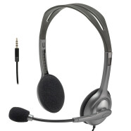 罗技（Logitech） H111 多功能头戴式耳机耳麦 笔记本电脑单孔耳机麦克风 办公教育学习培训 H111