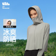 蕉下（beneunder）防晒衣女防紫外线夏季薄款防晒服女士披肩服短外套 远山灰/经典款