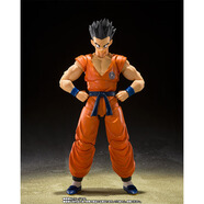 万代SHF 七龙珠超级赛亚人手办模型玩具 15cm SHF雅木茶 全新现货