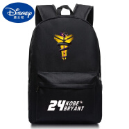 迪士尼（Disney）高品质詹姆斯库里杜兰特球星双肩包男生运动背包初中高中学生书包 黑色黑曼巴