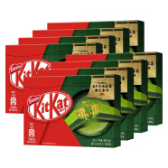 雀巢（Nestle）奇巧KitKat 抹茶白巧克力24块  休闲零食下午茶34g*8盒 节日礼物