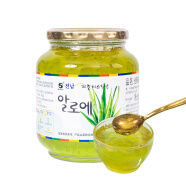 全南 韩国进口  蜂蜜芦荟饮品1kg 清新自然 原装进口 水果茶含果肉 冷热冲