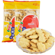 青食 儿童零食 趣味动物饼干300g*2 儿童零食 童年记忆 零食卡通形象饼干