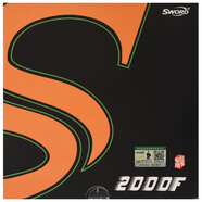 世奥得（SWORD）2000F反手专用乒乓球胶皮 风系列乒乓球拍反胶涩性套胶 反手专用_黑色 单片装