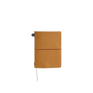 爱国牛（AIGUONIU） 日韩头层牛皮笔记本蜡感皮复古手工旅行者记事本学生手账日记本TN手帐本 【护照】驼色/camel