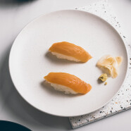亿嘉（IJARL）日韩欧式陶瓷器牛排盘水果盘西餐盘碟子8英寸餐盘 北欧印象 白色