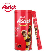 Astick爱时乐巧克力味夹心棒 蛋卷威化饼干休闲零食儿童食品 (国产进口随机发货) 巧克力150克