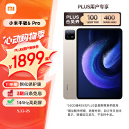 小米平板6Pro xiaomiPad 11英寸 骁龙8+强芯 144Hz高刷 2.8K超清 8+128GB 移动办公娱乐平板电脑金色