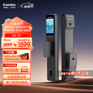 凯迪仕（KAADAS）Q6 VP猫眼大屏智能锁智能门锁电子密码锁家用防盗门锁指纹密码锁 【可视猫眼+室内高清大屏】