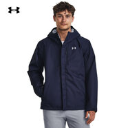 安德玛（UNDERARMOUR）Storm 2.0男子三合一拒水训练运动外套1371585 深蓝色410 3XL