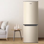 奥马（Homa）170+升家用冰箱大容量租房办公室 冰箱冷藏冷冻低噪节能 金色面板 标准
