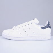 阿迪达斯 （adidas）三叶草新款 STAN SMITH 史密斯情侣款经典小白鞋休闲板鞋 M20325/深蓝标 35.5 (215mm)