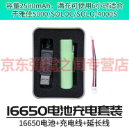 泽雅AKAI5000/SOLOC电吹管电池专用充电套装雅佳电吹管适用电池充电线 16650充电套装+延长线