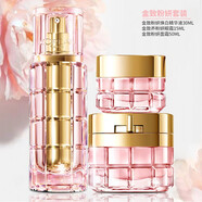 欧莱雅（LOREAL）金致臻颜牡丹奢养粉妍女士护肤品紧致肌肤细纹补水保湿平皱纹套装 眼霜+面霜+焕白精华液