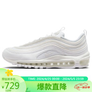 耐克NIKE休闲鞋女经典气垫AIR MAX 97春夏运动鞋DH8016-100白38.5