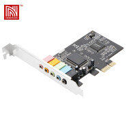 诺可信 台式机PCI-E 5.1声道环绕立体声6声道声卡CMI8738芯片独立音频卡PCIE小插槽新款