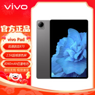 vivo Pad 平板电脑 高通骁龙870 航空铝一体化机身 120Hz高刷屏 学生网课娱乐平板 vivo Pad-深空灰 8+128GB/WiFi 标配版