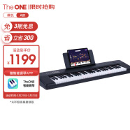 壹枱（The ONE）智能电子琴 61键 成人儿童蓝牙便携多功能初学入门乐器 AIR黑色