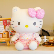 Hello kitty 正版凯蒂猫公仔猫咪玩偶毛绒玩具安抚布娃娃靠垫枕头 送女友老婆男女孩伴手礼生日礼物女生礼品陪睡觉抱枕 30cm学生妹