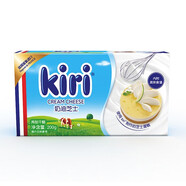 KIRI烘焙法国进口kiri奶油奶酪芝士1kg凯瑞乳酪巴斯克蛋糕干乳酪商用 200g kiri奶油奶酪200g*1