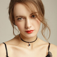 玖长时choker四叶草锁骨链女短款颈带脖链项圈颈链生日礼物送女友 四叶草款