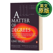 华研原版 A Matter of Degrees 迷人的温度 温度计里的人类、地球和宇宙史 英文原版 英文版