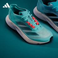 adidas ADIZERO BOSTON 12训练备赛马拉松跑步鞋女子阿迪达斯官方 湖蓝色/银色/深蓝色 37