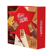 雀巢(Nestle)脆脆鲨 年货休闲零食 送礼威化饼干 升级款巧克力牛奶花生混合口味分享装750g