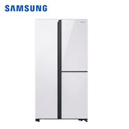 三星（SAMSUNG）648升大容量风冷无霜T型对开三门双开门冰箱 金属匀冷玻璃面板智能变频 官翻机 极地白 RH62A50E71L/SC
