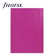 Filofax记事本英国进口高档商务办公会议笔记本手帐本可定制LOGO活页设计notebook系列A4紫色115026
