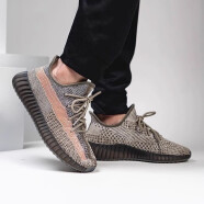 阿迪达斯 （adidas）椰子鞋男鞋女鞋2024夏季新款YEEZY 350 Boost侃爷运动鞋1 GW0089火山灰岩 兵马俑椰子 37