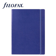 Filofax记事本英国进口高档商务办公会议笔记本手帐本可定制LOGO活页设计notebook系列A4蓝色115024