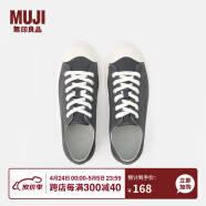 无印良品（MUJI）男女通用不易疲劳不易沾水运动鞋无性别男款女款小白鞋帆布鞋鞋子 炭灰色3S 270mm /44码（2.0）